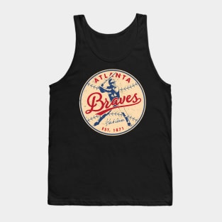 Atlanta Braves 1 By Buck Tank Top